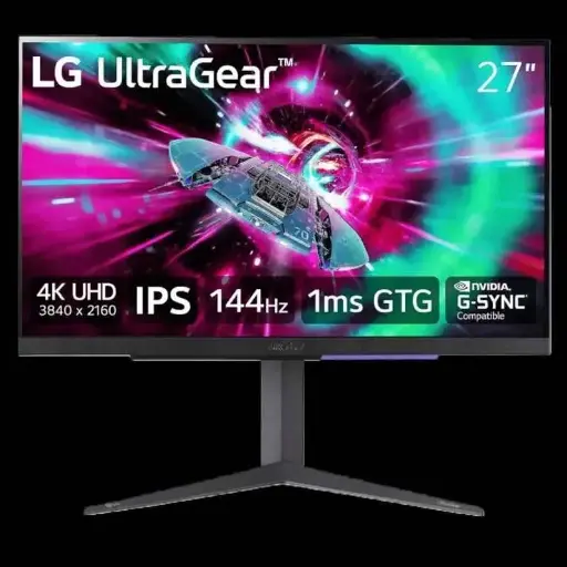 LG 27" UltraGear 4K UHD (3840x2160) Gaming Monitor, 144Hz, 1ms, VESA Display HDR 400