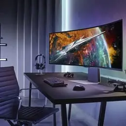SAMSUNG 49-Inch Odyssey G9 Series DQHD 1000R Curved Gaming Monitor, 1ms(GtG), VESA DisplayHDR 1000,