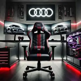 Vertagear Racing Series S-Line SL3800 Audi Special Edition Gaming Chairs with 100KG Weight Limit